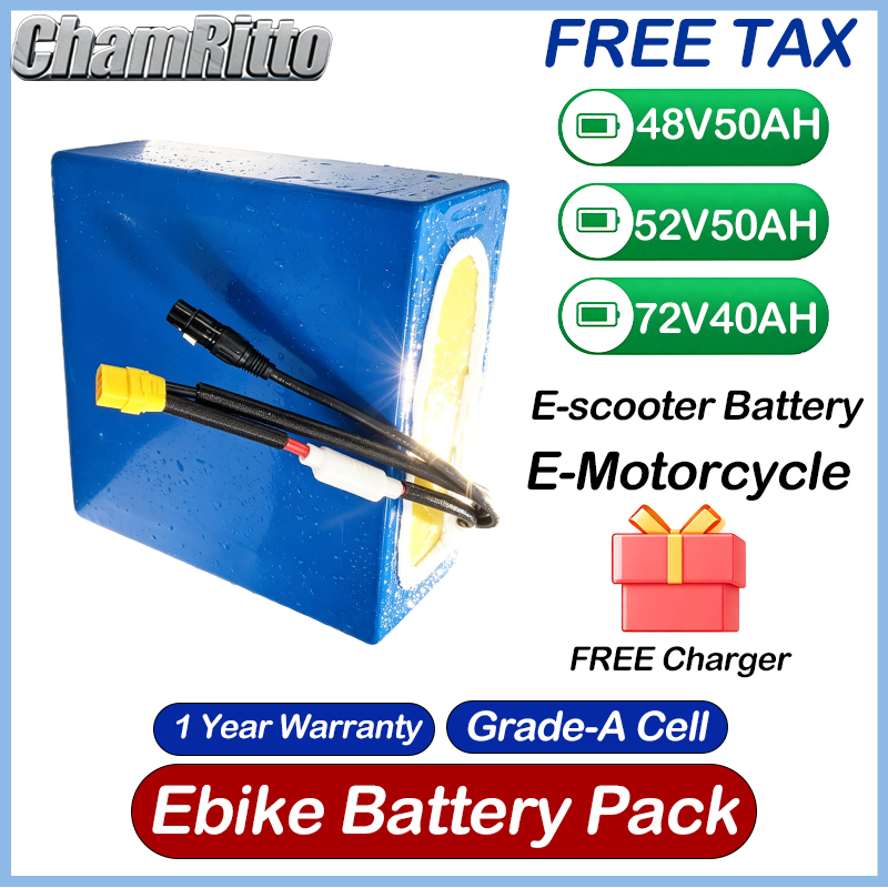 Аккумулятор для электровелосип – обзор и цена 60V 50Ah Electric Scooter Battery
