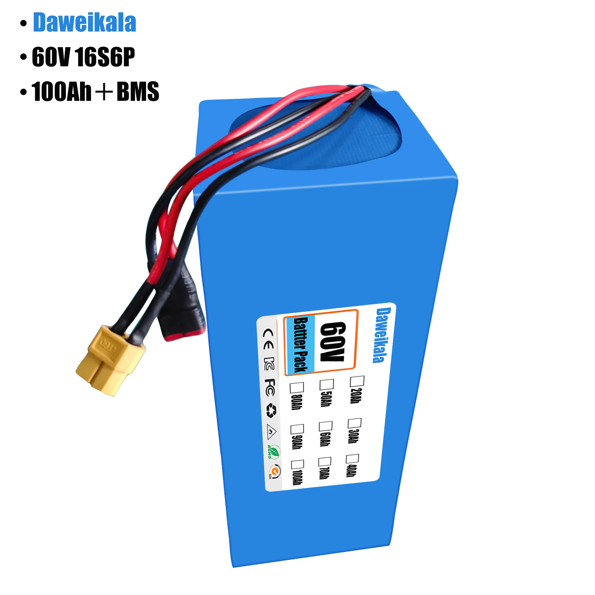 Аккумулятор для электровелосип – обзор и цена 60V 50Ah Electric Scooter Battery