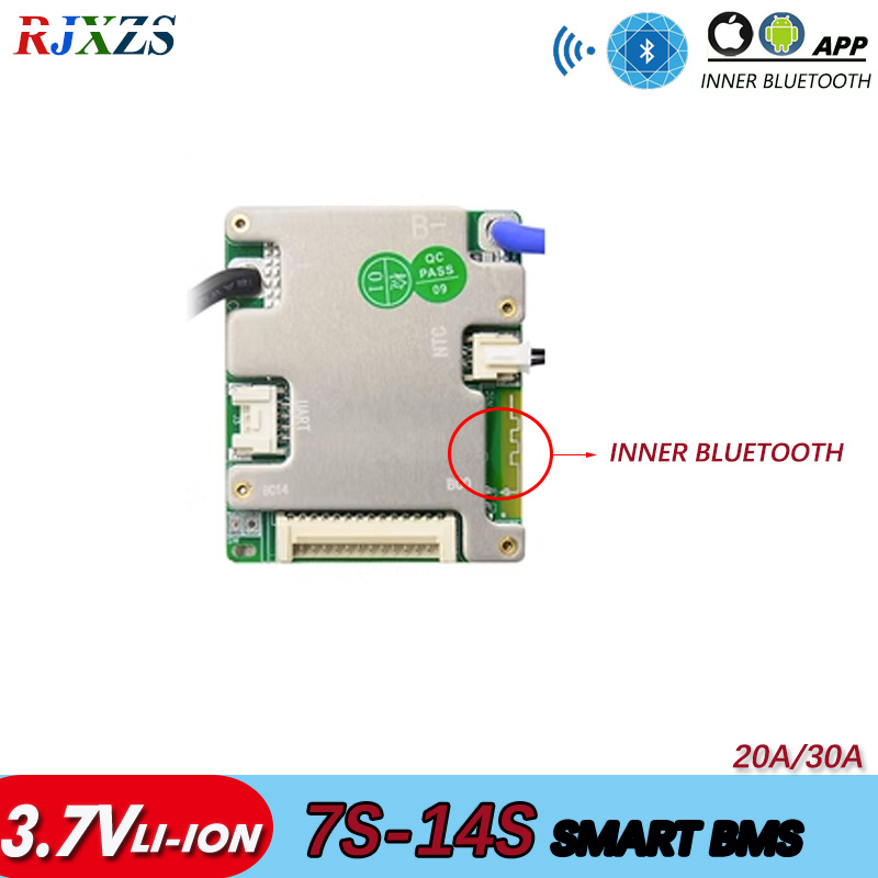BMS от 7S до 14S 30A/40A/50A N – обзор и цена 84V 50A Smart Bms Bluetooth